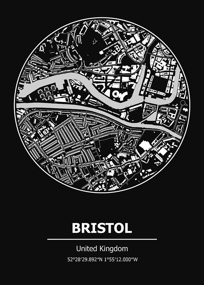 Bristol City Map England