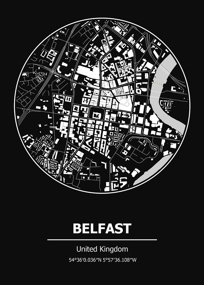 Belfast City Map England
