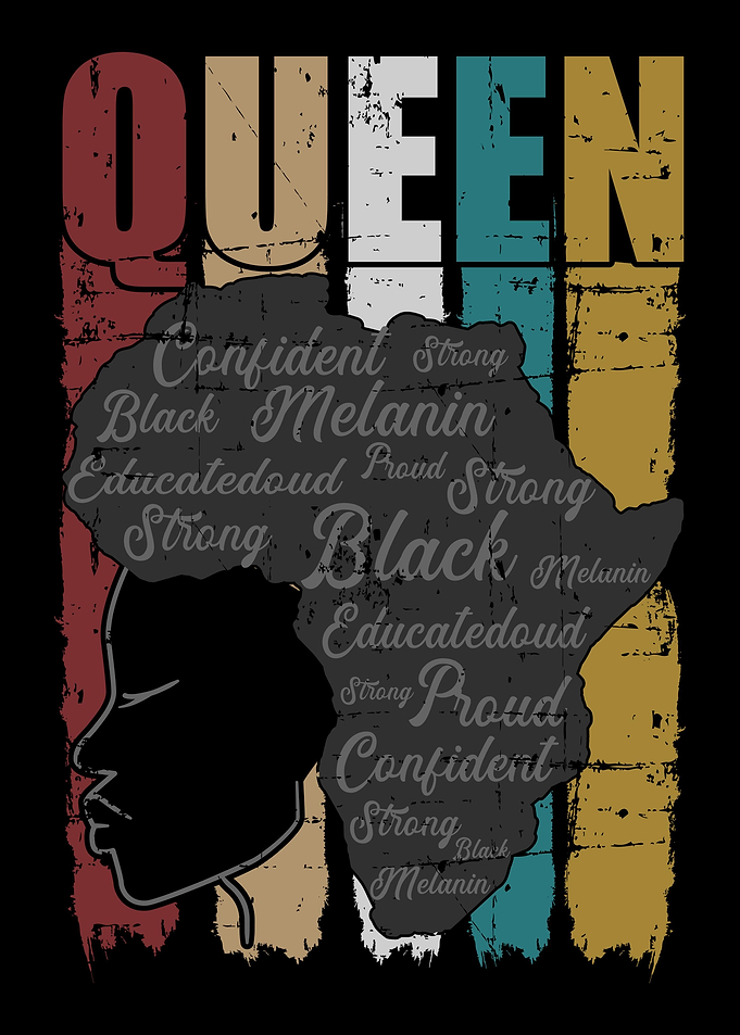 Black pride queen vintage