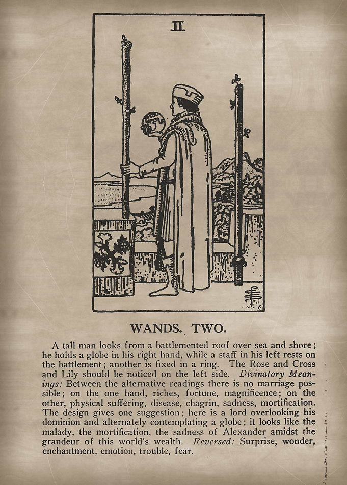Wands Five Tarot Card