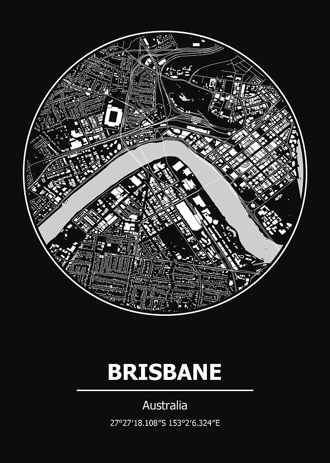 Brisbane Map Australia