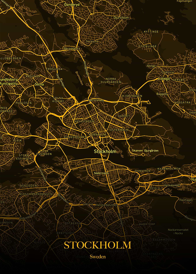 Stockholm Gold Maps