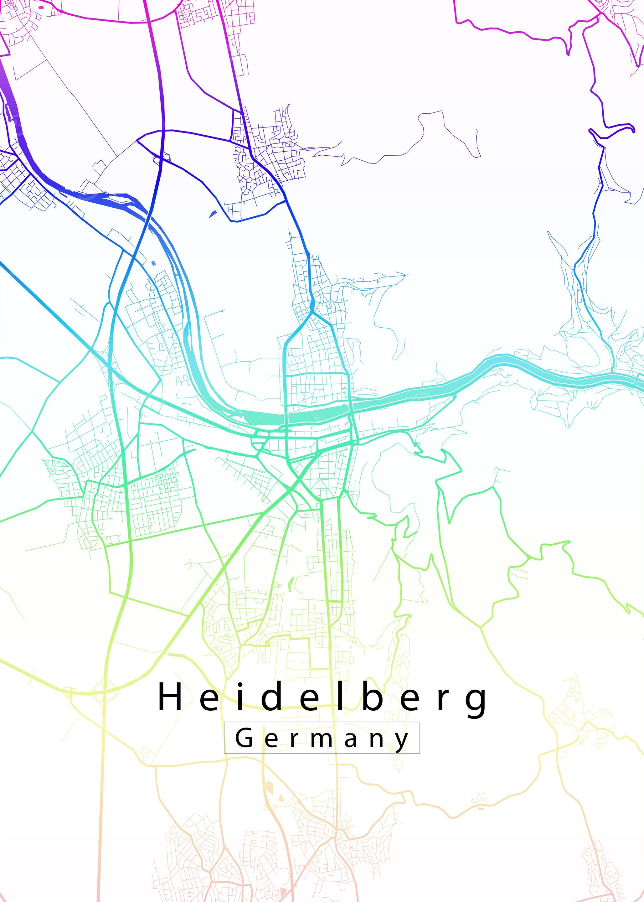 Heidelberg City Map