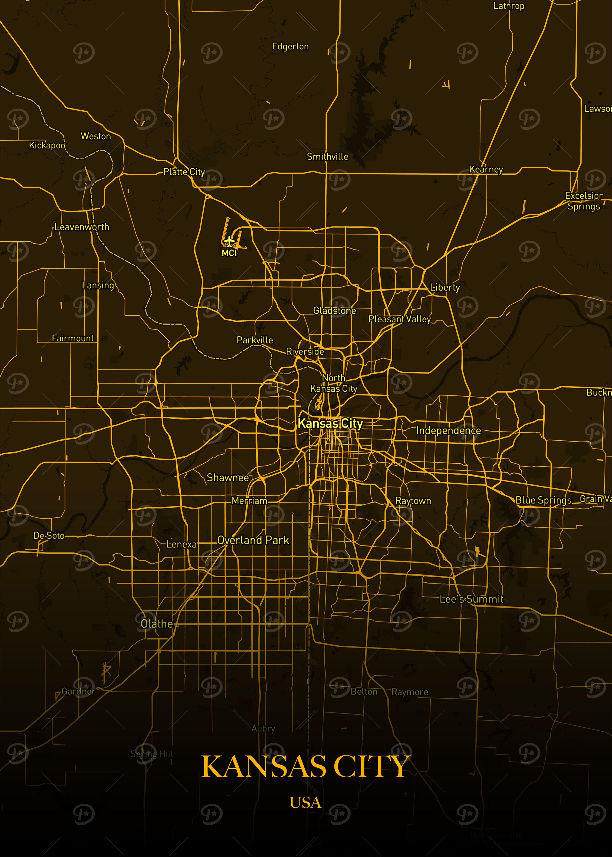 Kansas City Gold Maps