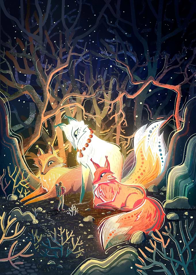 Magic foxes