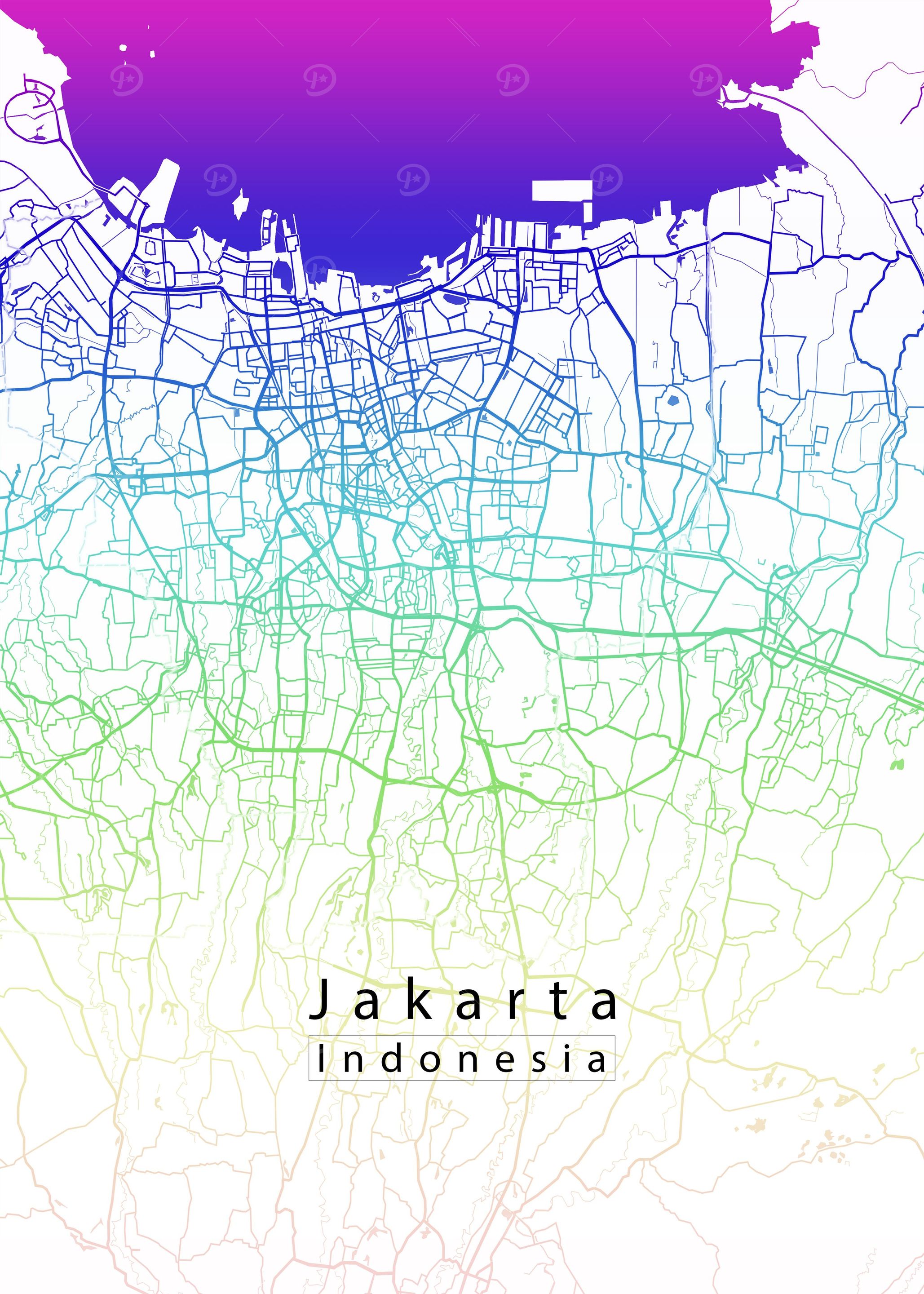Jakarta City Map