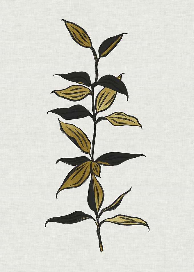 Bamboo ink painting