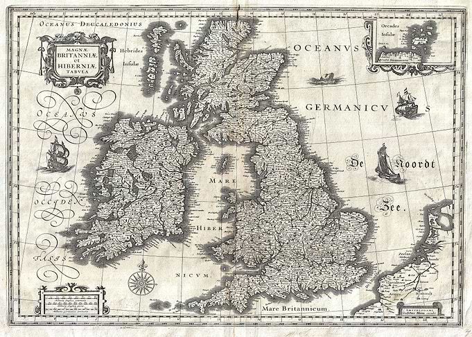 Map of the British Isles