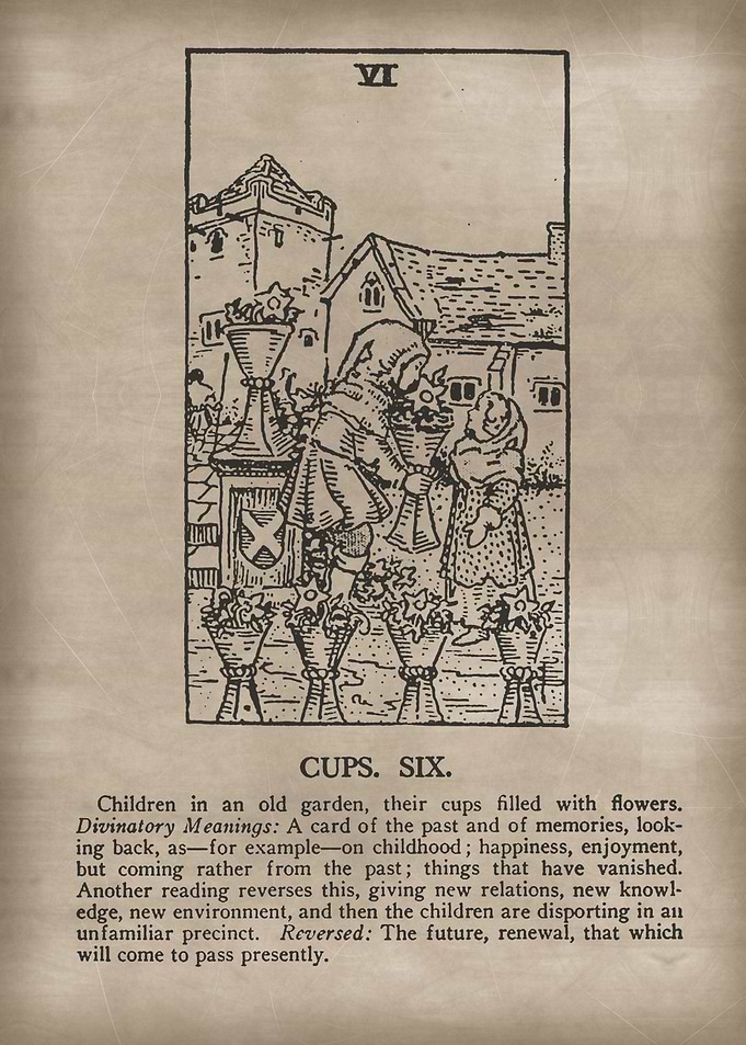 Cups Six Tarot Card