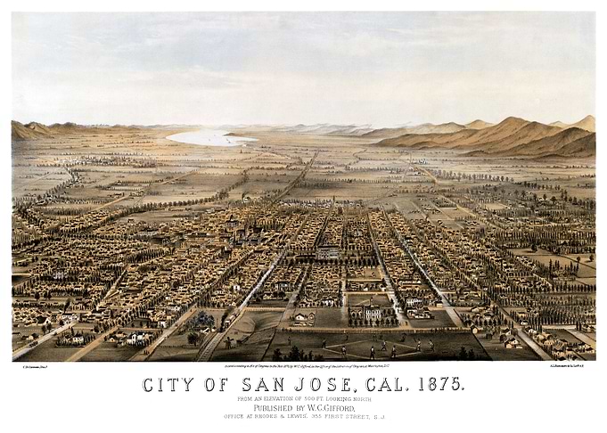 Map of San Jose California
