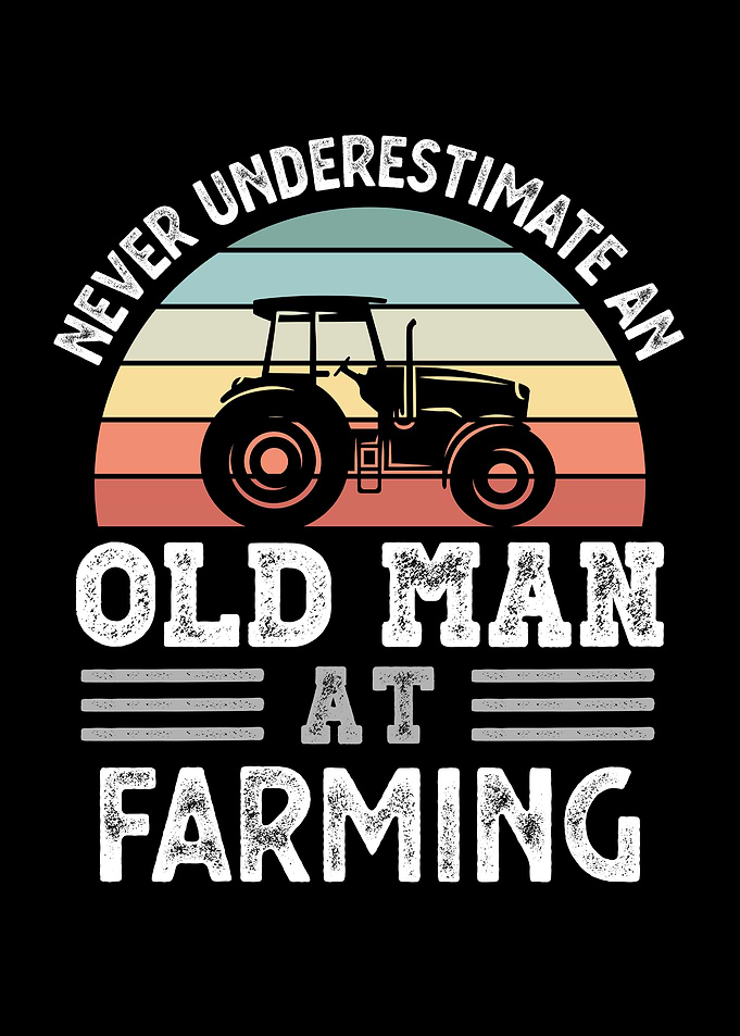 Old Man at Farming Fathers
