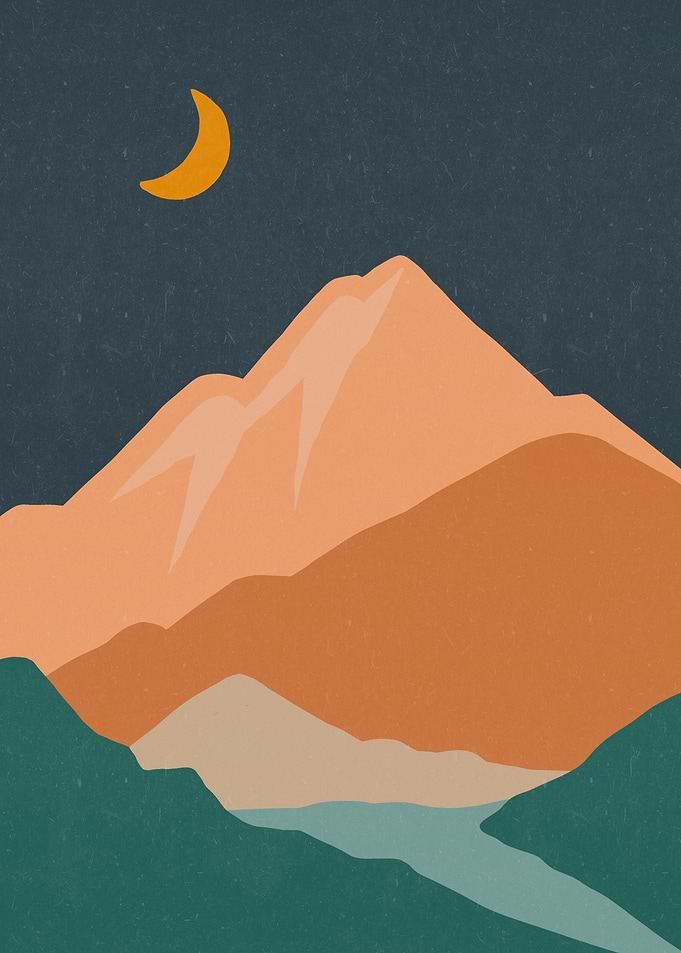 Mountain Landscape Minimal