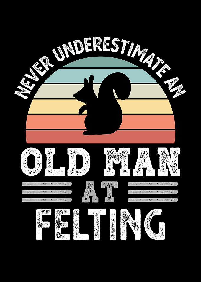 Old Man at Felting Fathers
