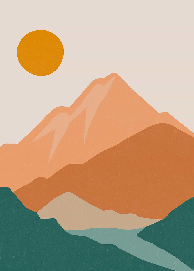 Mountain Landscape Minimal