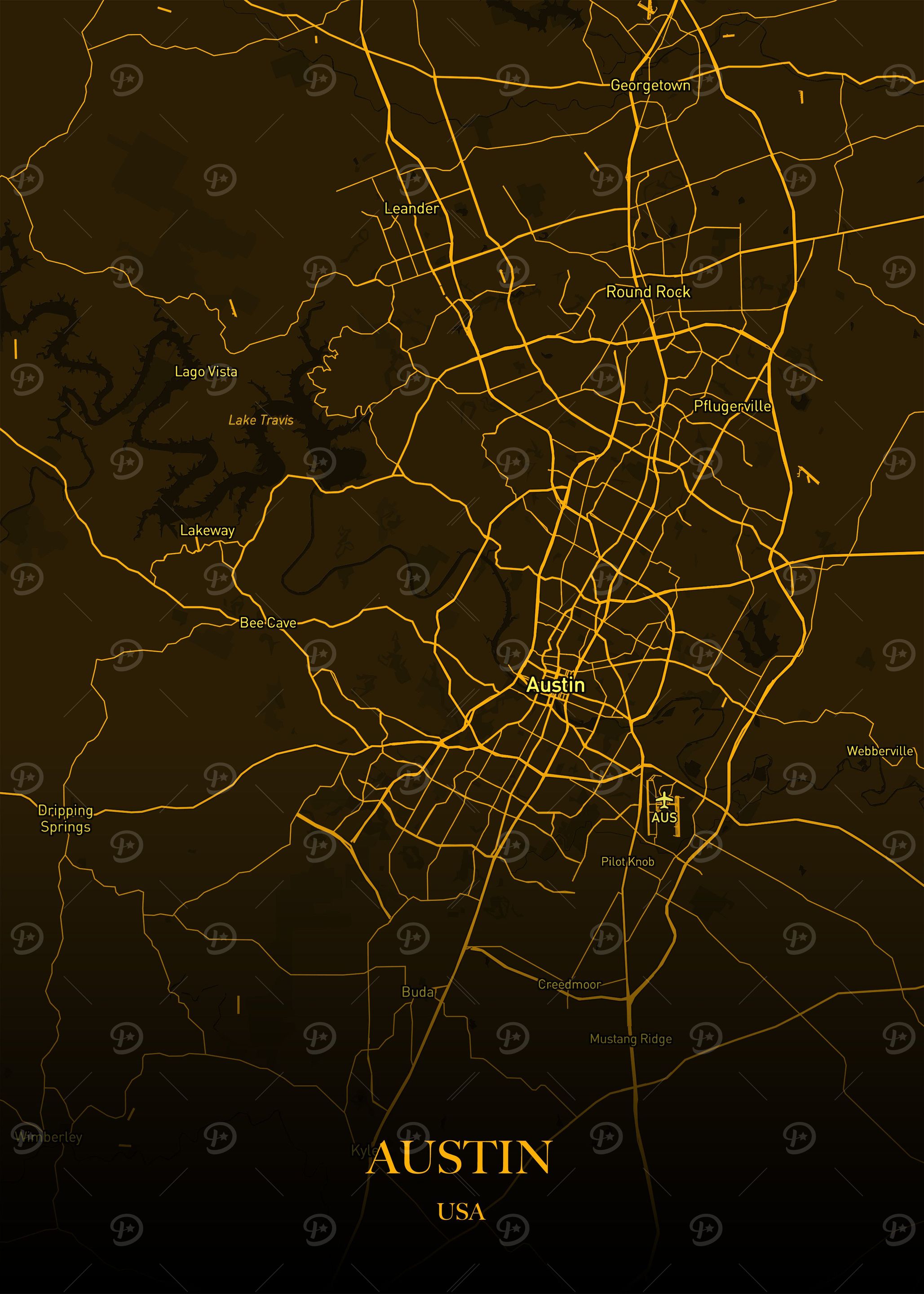 Austin Gold Maps