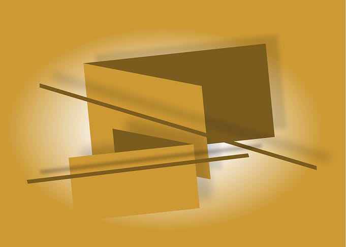 Abstrato Planos ouro