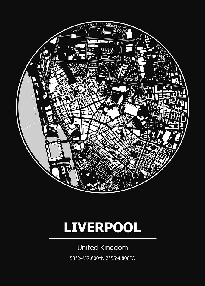 Liverpool Map England