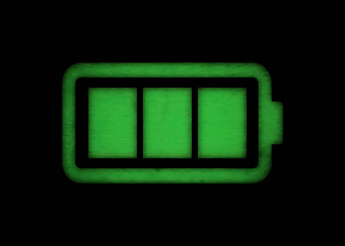 Battery icon indicator ful