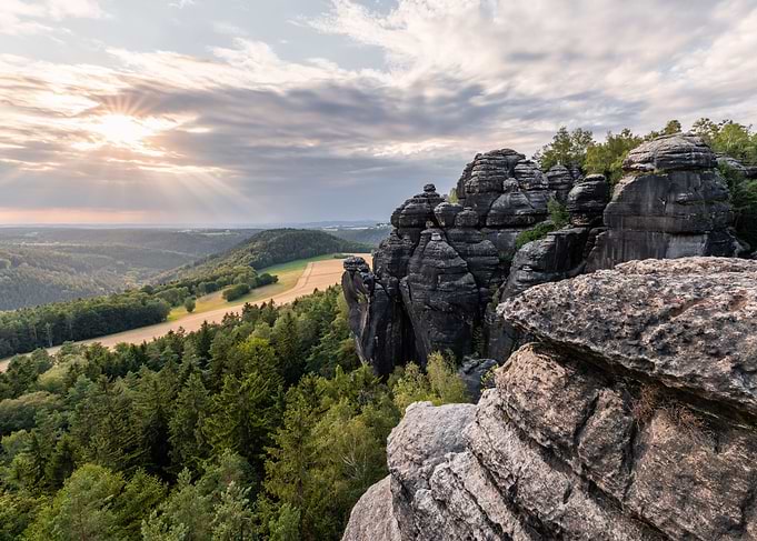 Lookout in the evening