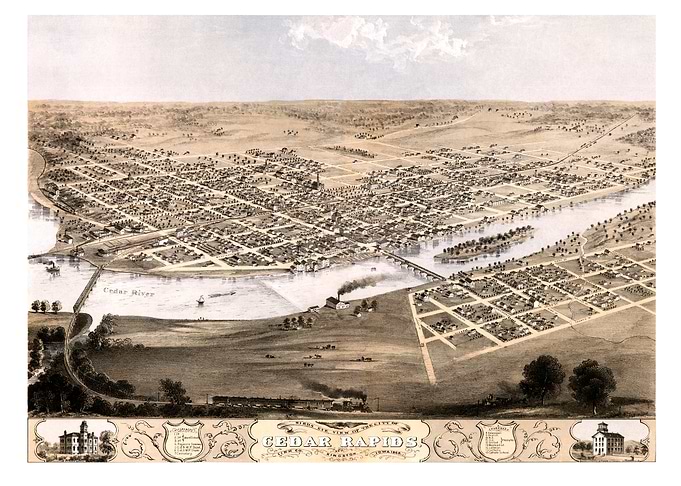Map of Cedar Rapids