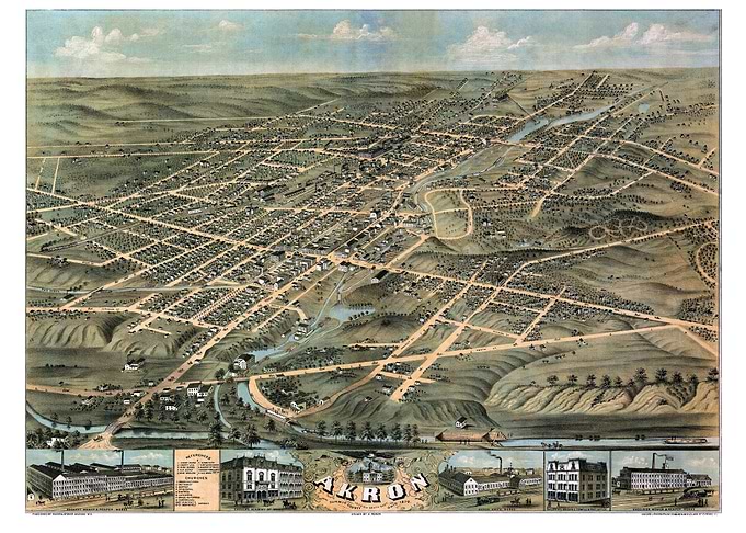 Akron Map
