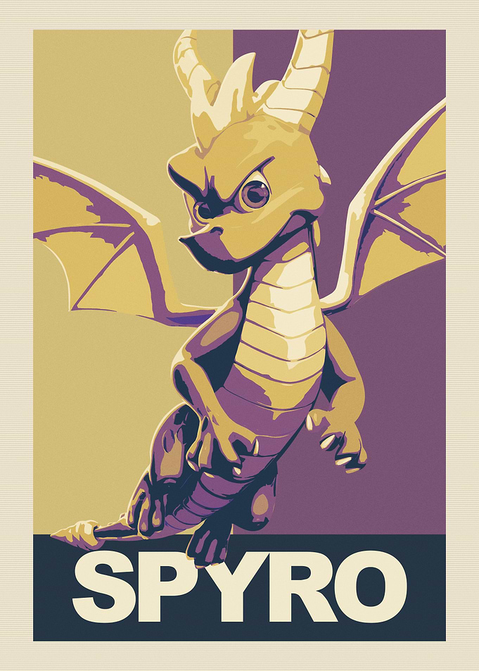 Spyro flying