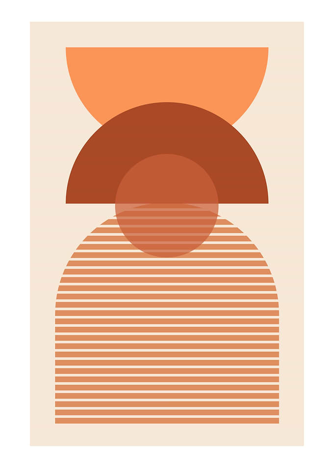 Minimalistic Bauhaus lines