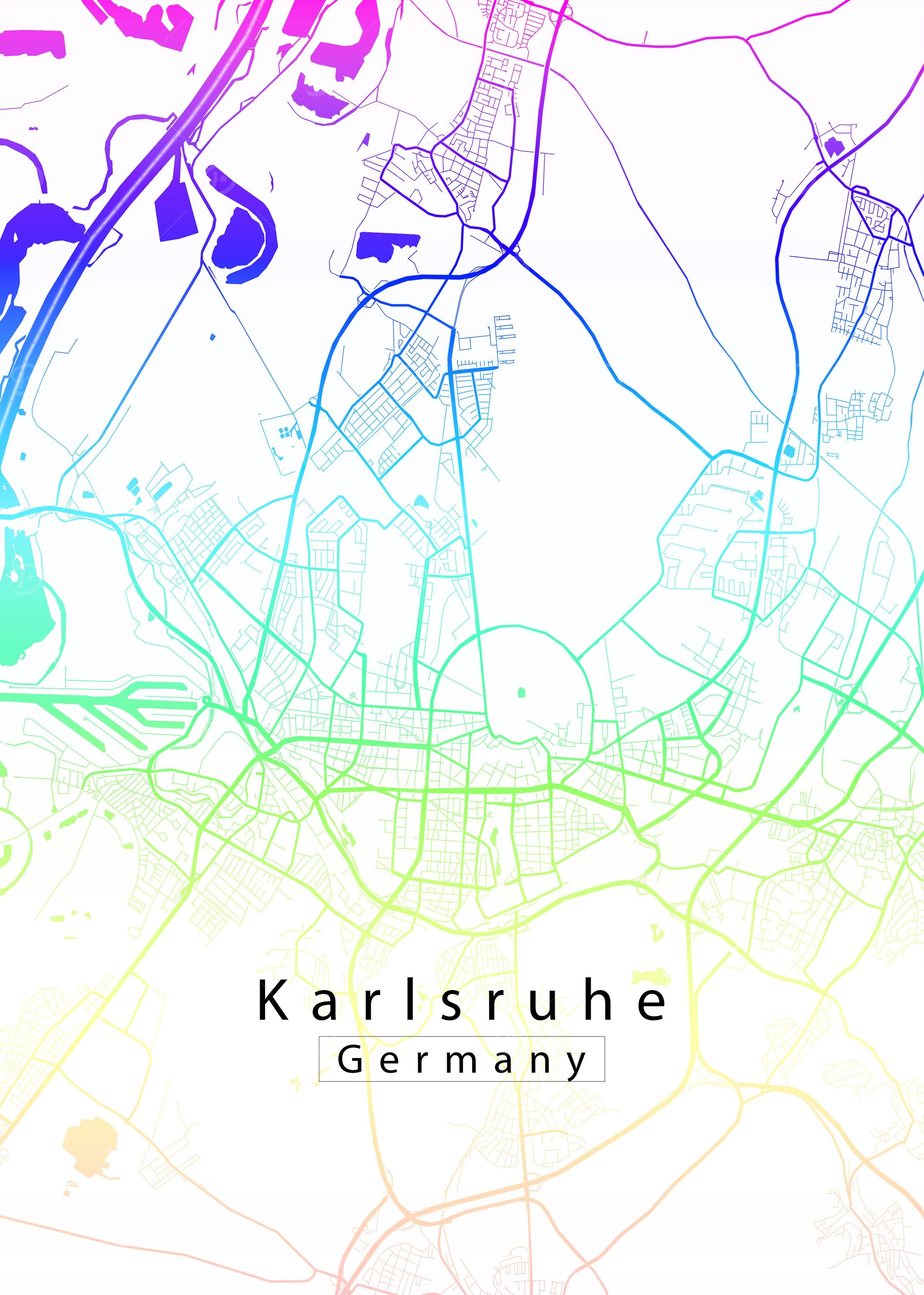 Karlsruhe City Map