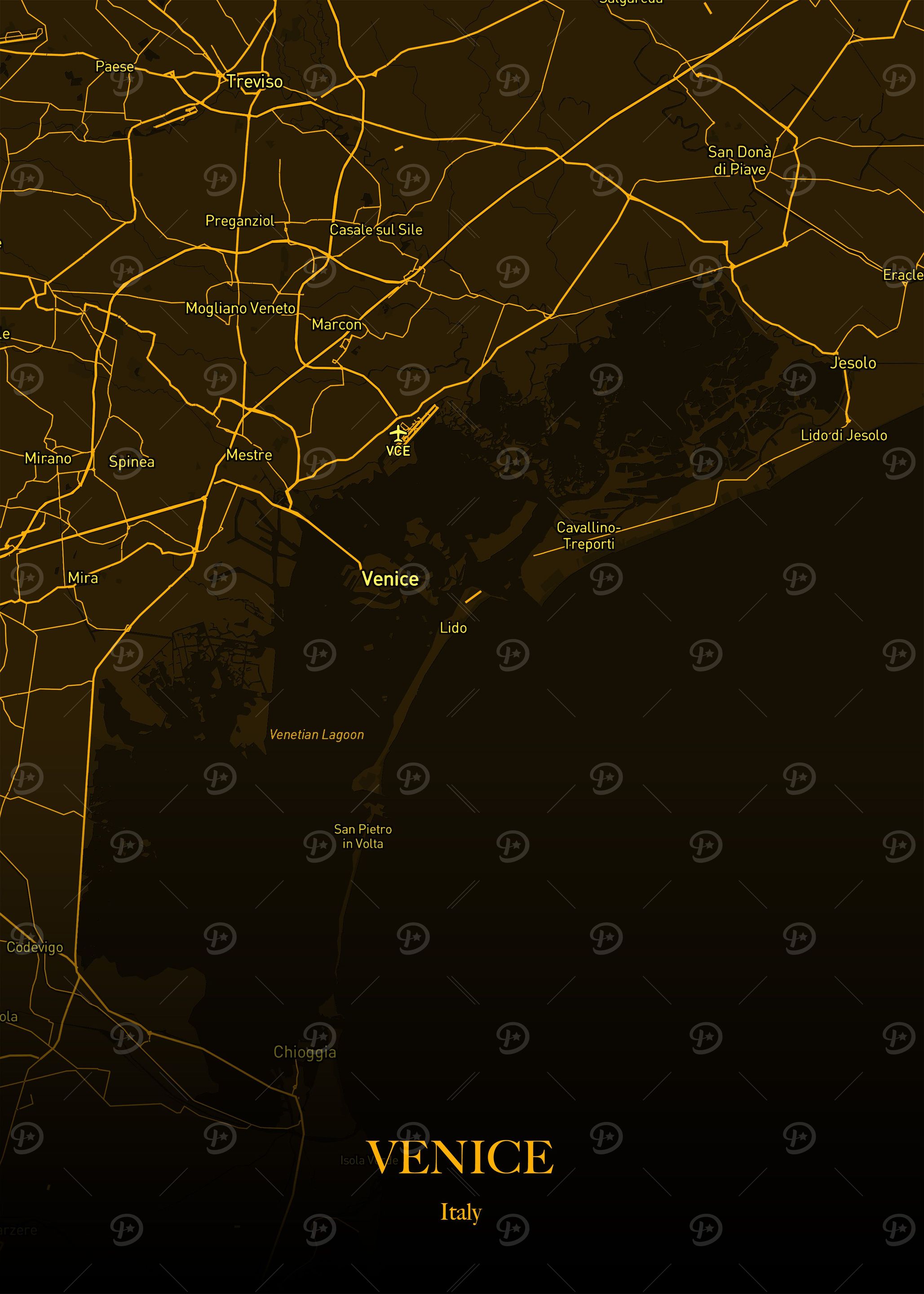 Venice Gold Maps