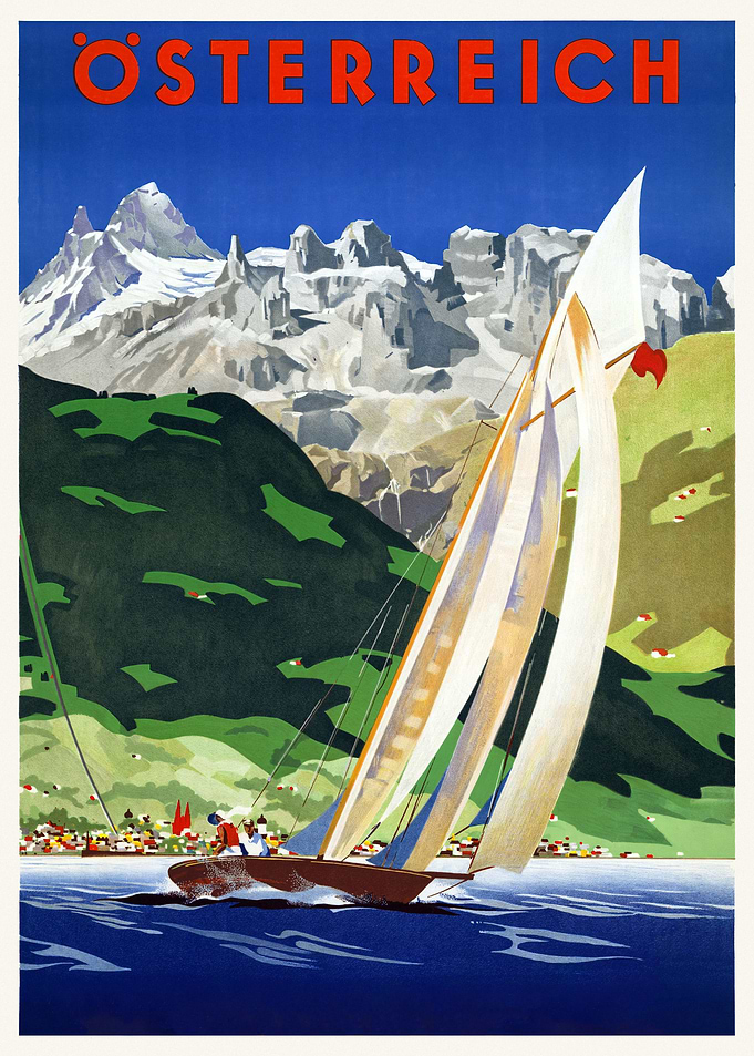 Austria Vintage Poster