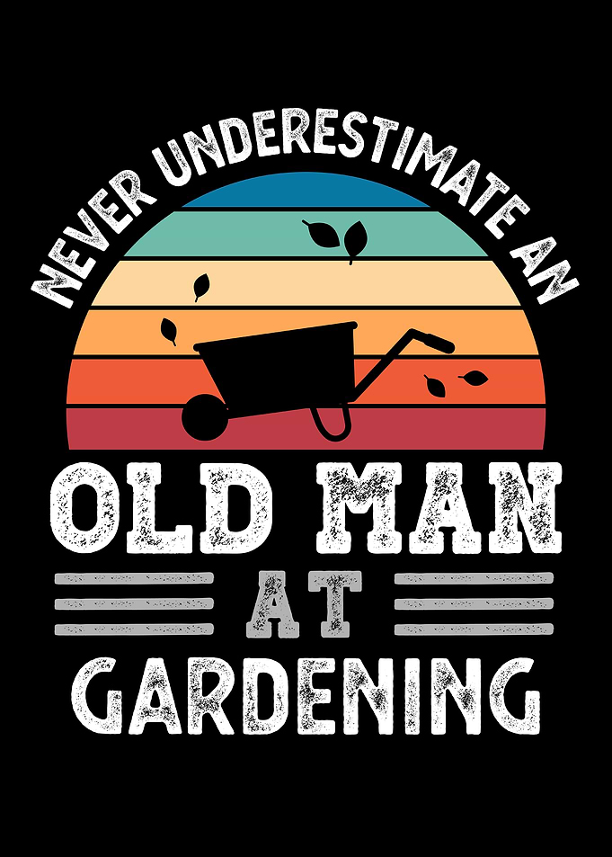 Old Man at Gardening