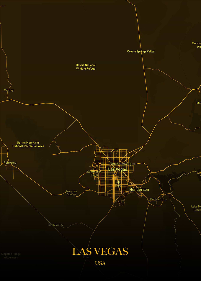 Las Vegas Gold Maps