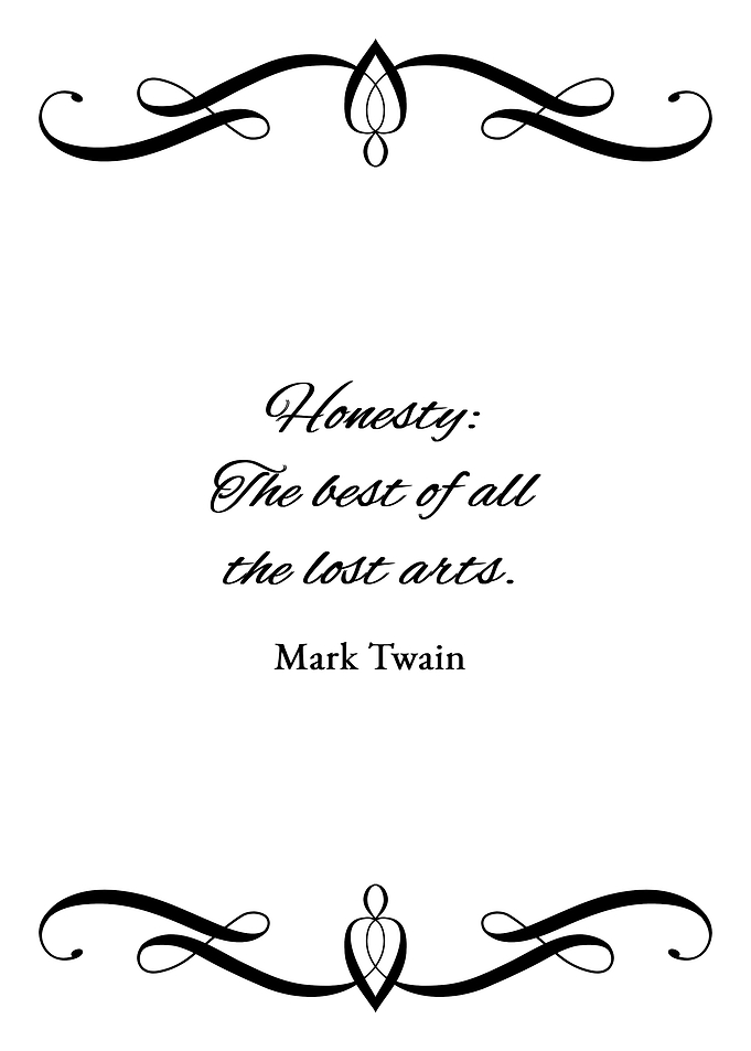 Art of Honesty
