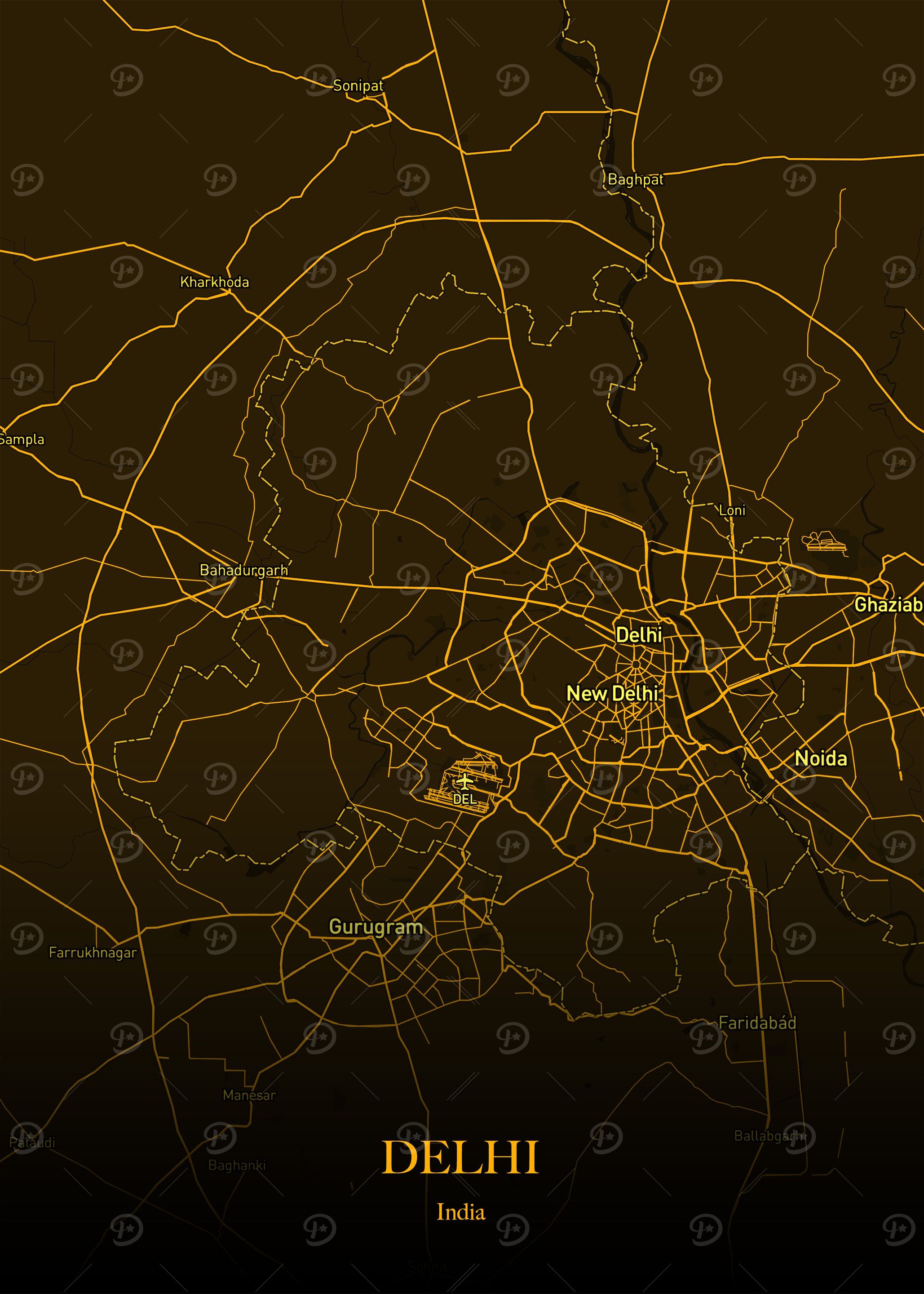Delhi Gold Maps