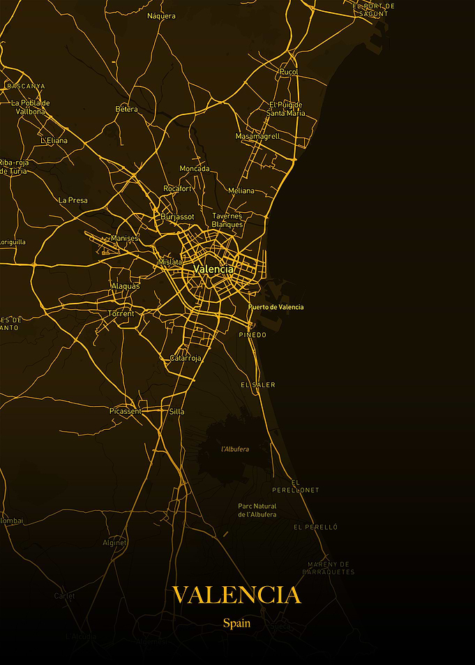 Valencia Gold Maps
