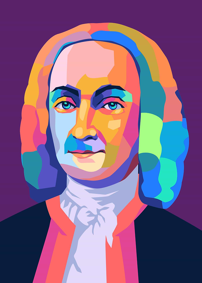 Antonio Vivaldi pop art
