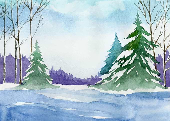 Winter Wonderland Painting