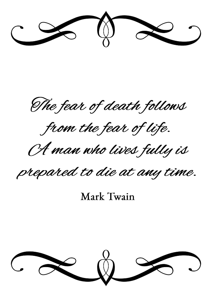 Fear of Death and Life