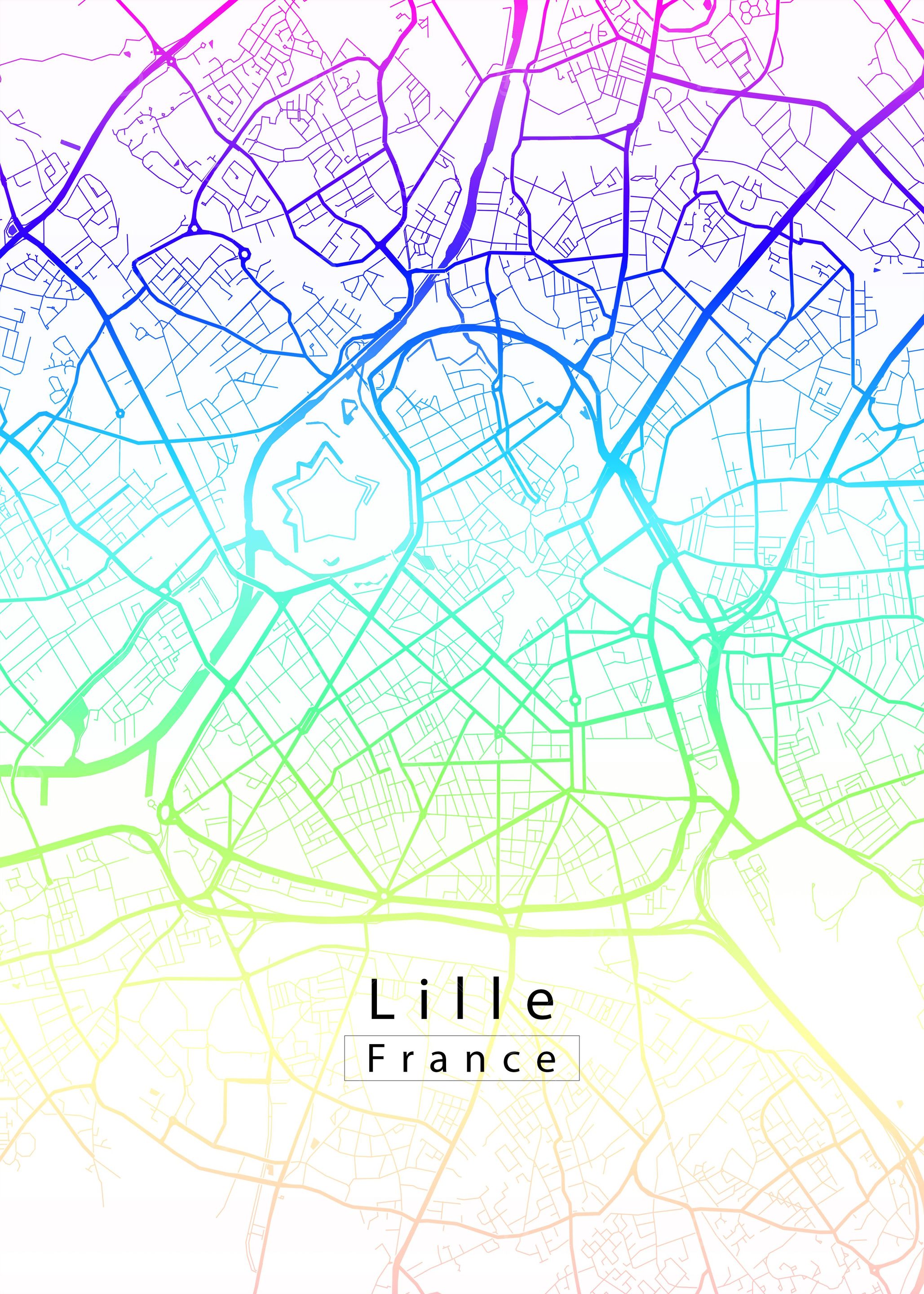 Lille City Map