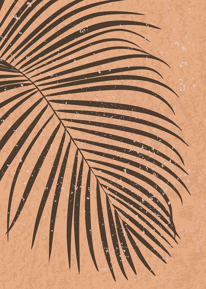 Botanical Palm leaves