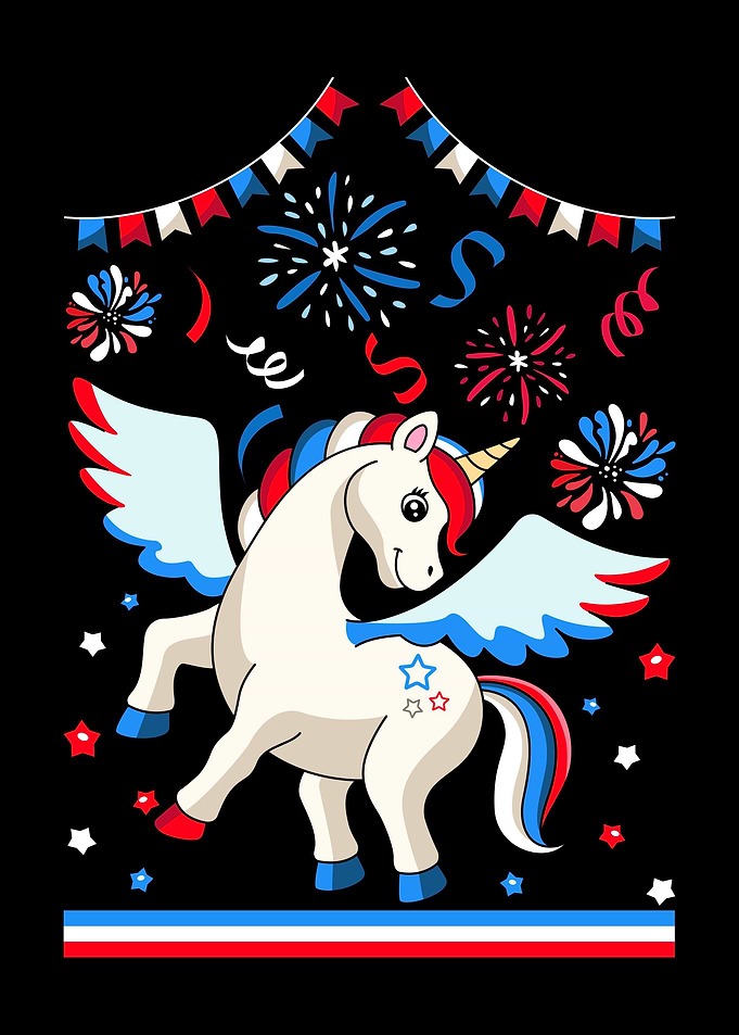 Unicorn 4th of July