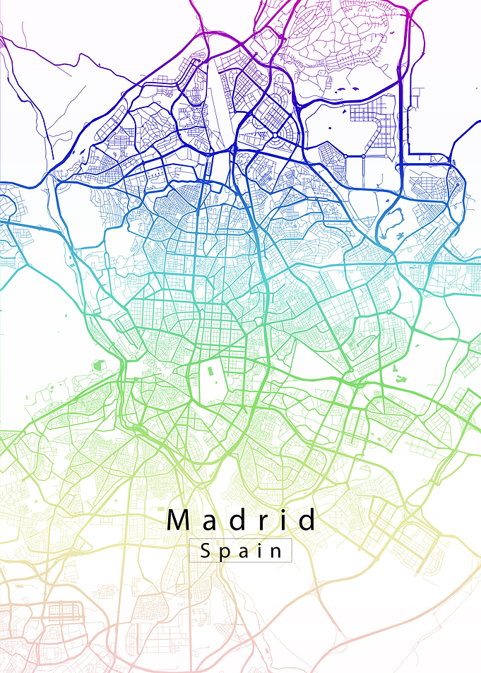 Madrid City Map