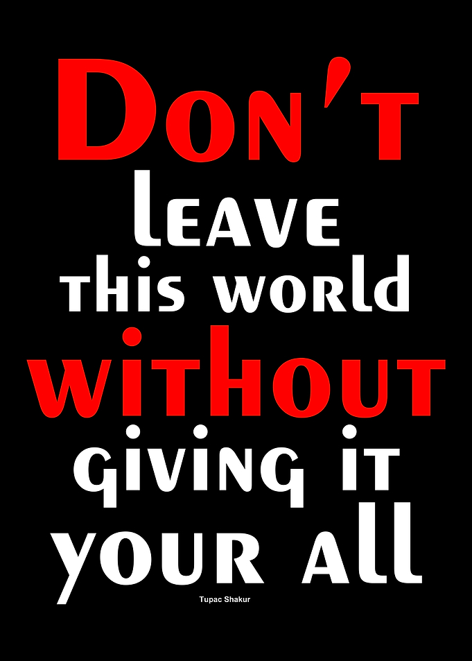 Dont leave this world