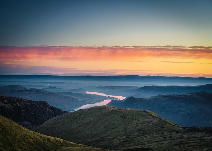 Blue Mountains by Sunset
