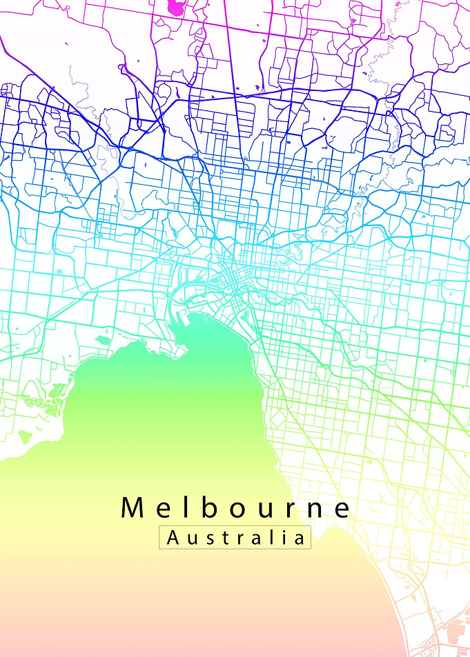 Melbourne City Map