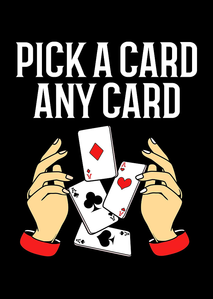 Funny Card Magician