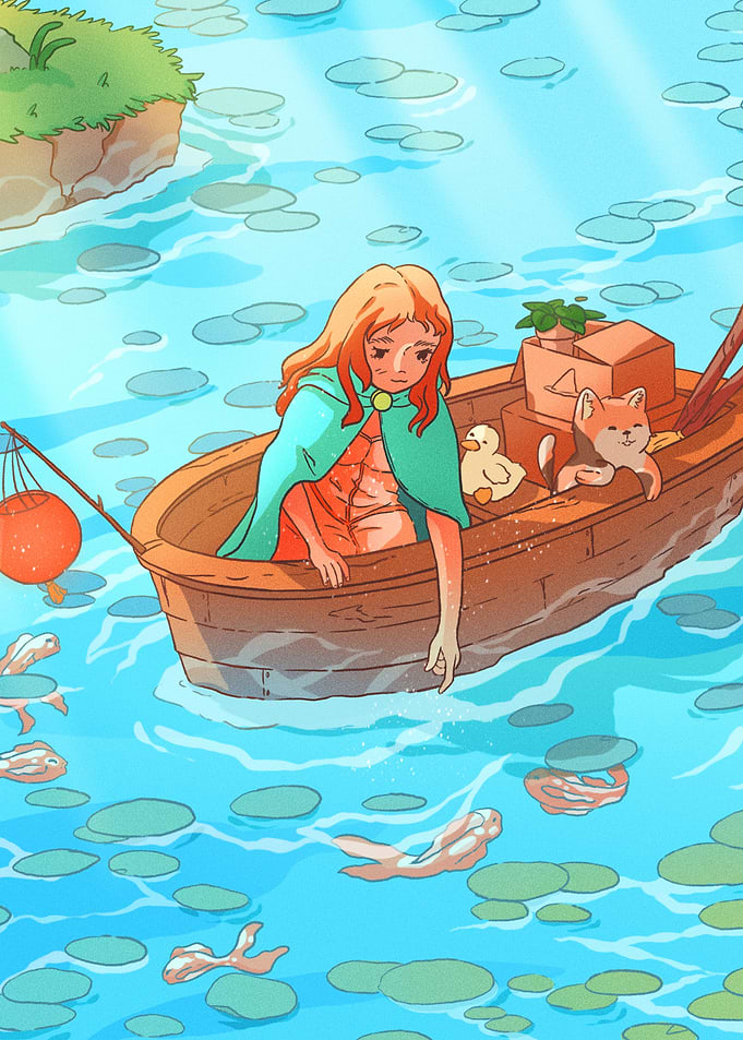 Travelling with the koi