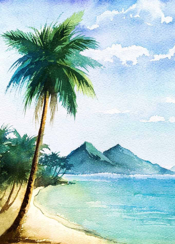 Watercolor Palm Beach