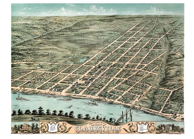 Map of Clarksville