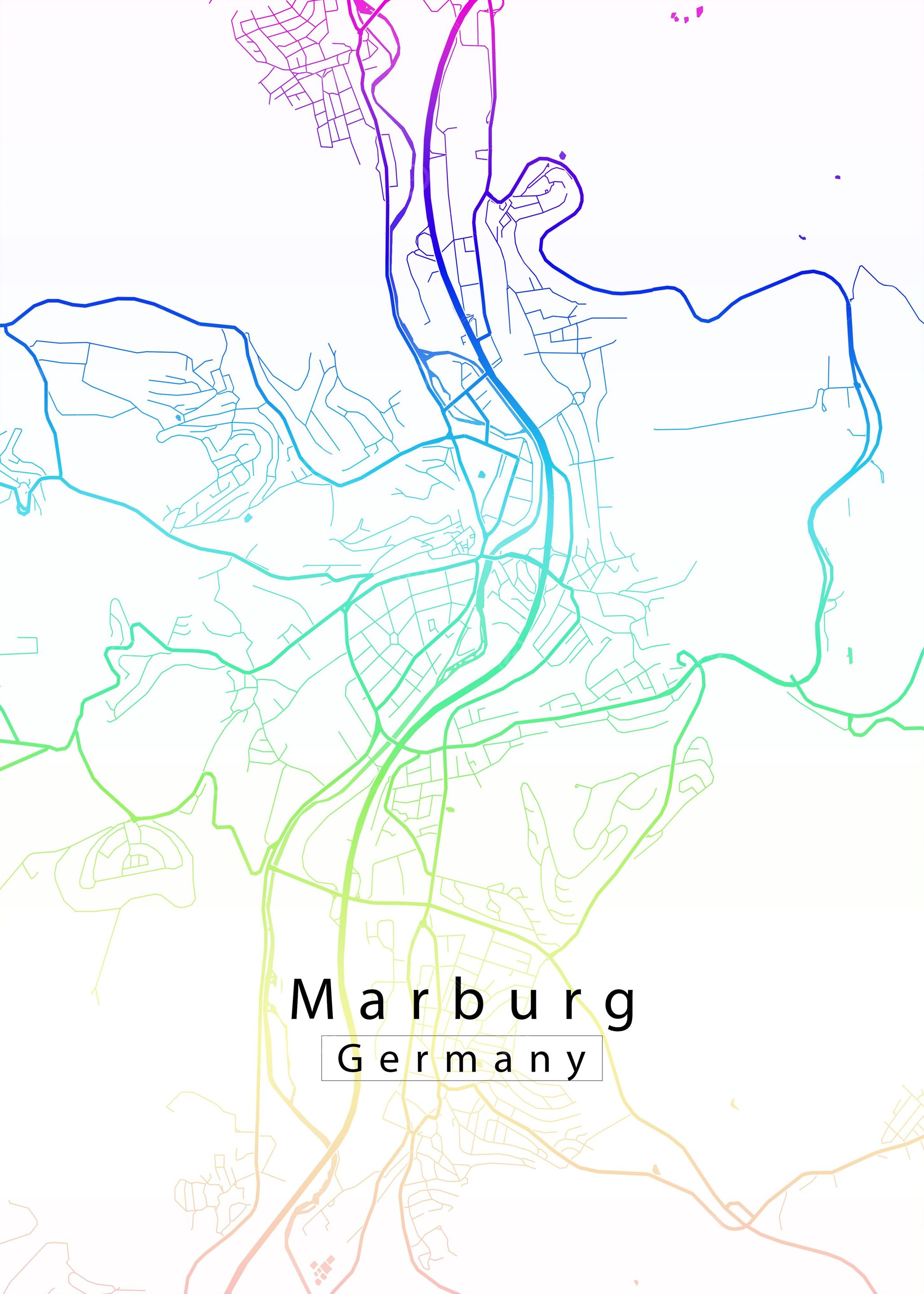 Marburg City Map